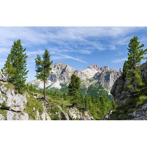 Dolomites at Falzarego mountain pass-Lagazuoi-Fanes and Monte Cavallo